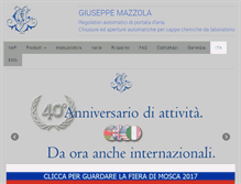 Tablet Screenshot of giuseppe-mazzola.com